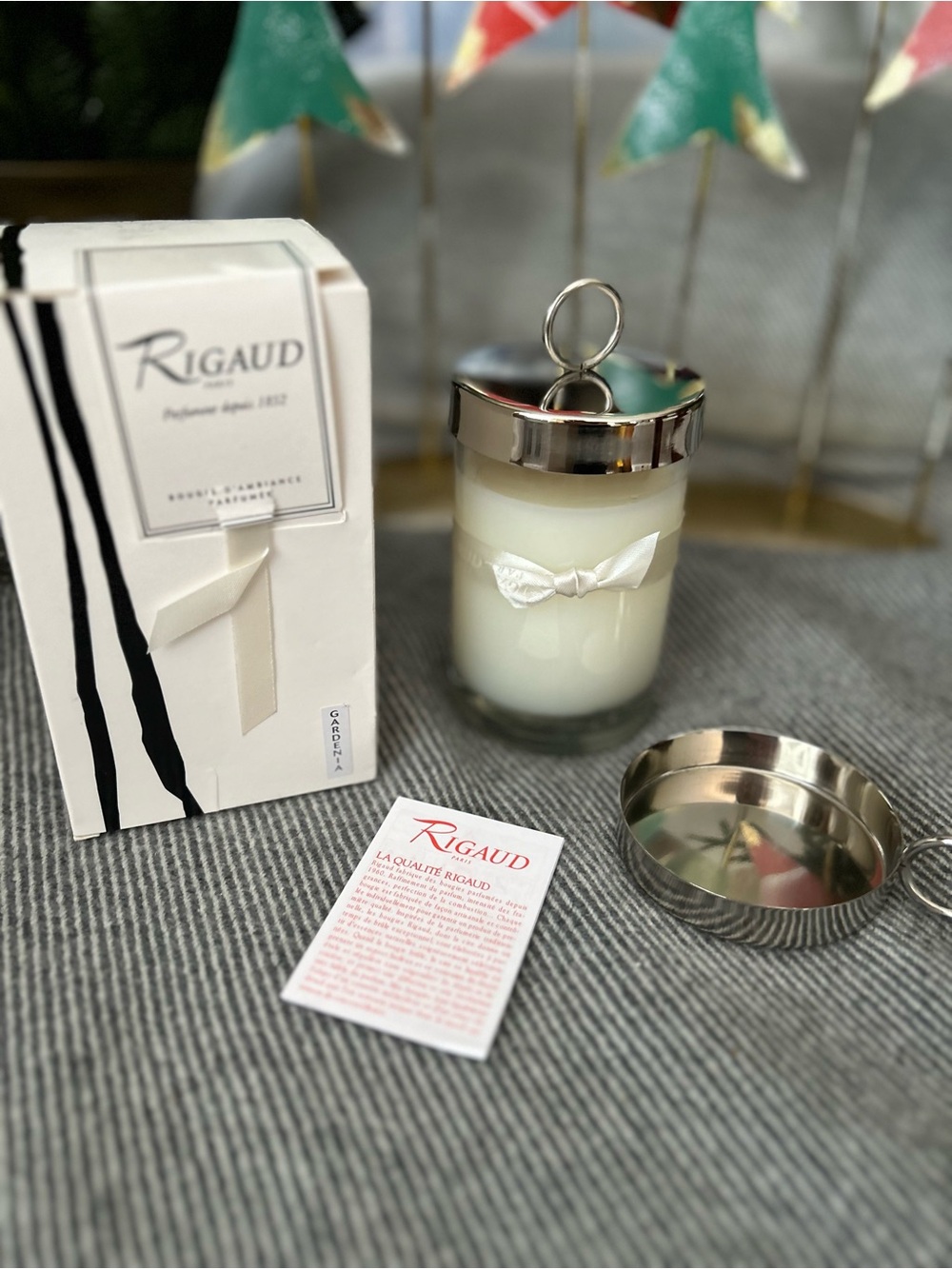 Rigaud Paris Large Gardenia Scented Candle